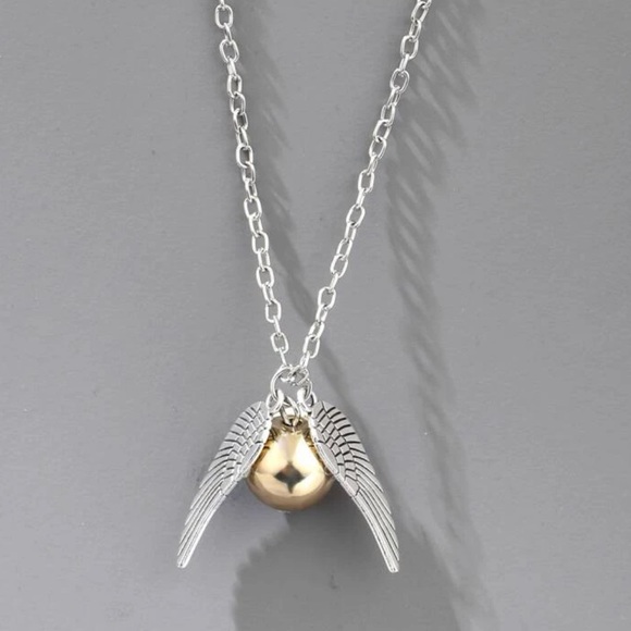 3/$30 ONE LEFT! Harry Potter The Golden Smith Necklace Pendant Cosplay Cute - Picture 2 of 4